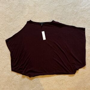 White House Black Market Cold Shoulder Short Sleeve top